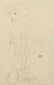 Vrouwelijk naakt; Madchenakt, 1911