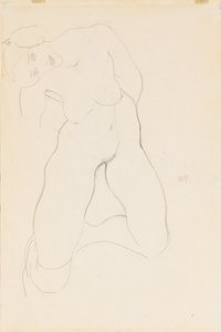 Knielende Vrouwelijke Naakt, 1912