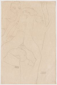Liefhebbers, 1911 door Egon Schiele