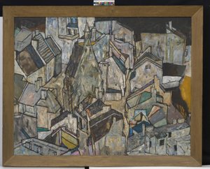 Mödling II door Egon Schiele