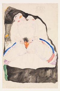 Waargenomen in een Droom, 1911 door Egon Schiele