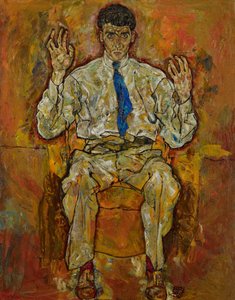 Portret van Paris von Gütersloh (1887-1973) door Egon Schiele