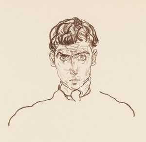 Portret van Paris von Gütersloh door Egon Schiele