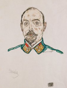 Portret van een eerste officier, 1916
