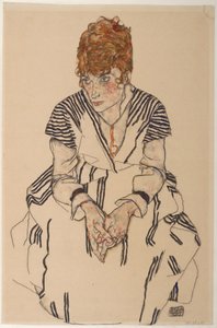Portret van de schoonzus van de kunstenaar, Adele Harms, 1917