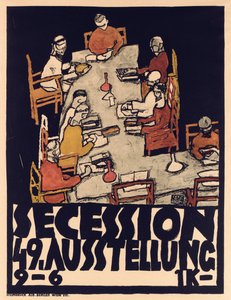Poster voor Secession 49 Tentoonstelling