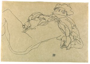 Liggende Vrouwelijke Naakt, 1914