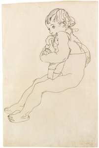 Zittend kind, 1916