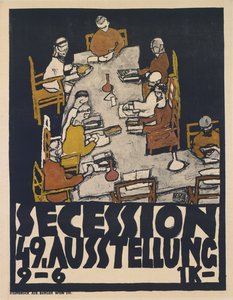 Secession 49. tentoonstelling, 1918 door Egon Schiele