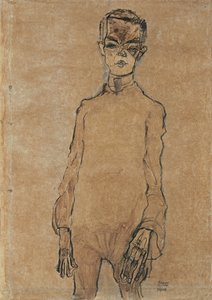 Zelfportret, 1910 door Egon Schiele