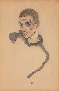 Zelfportret, 1914 door Egon Schiele