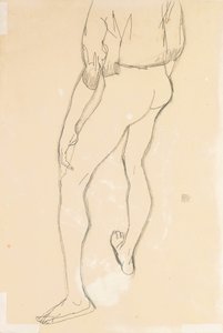 Staande Mannelijke Naakt, 1913 door Egon Schiele