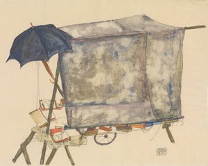 Straatkar door Egon Schiele