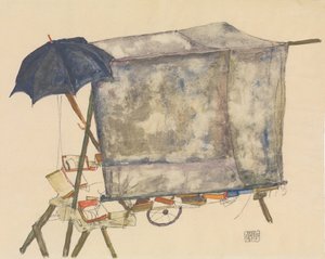 Straatkar door Egon Schiele