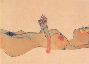 Dood meisje door Egon Schiele