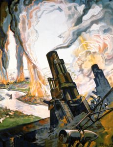 Propagandaposter uit de Eerste Wereldoorlog door Egon Tschirch