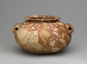 Kruik met buisvormige handvatten, ca.3600-3000 v.Chr. door Egyptian