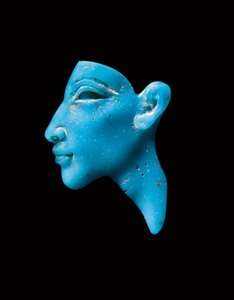 Inlegwerk van Achnaton, Nieuwe Rijk, Amarna-periode, ca. 1353-1336 v.Chr. door Egyptian 13th Dynasty