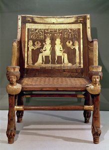 Stoel behorend tot Prinses Satamun, dochter van Amenophis III, Nieuwe Koninkrijk