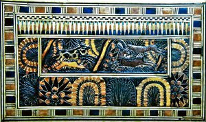 Koffer, uit het Graf van Toetanchamon door Egyptian 18th Dynasty