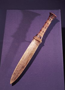 Dolk, uit het graf van Toetanchamon (ca.1370-1352 v.Chr.) Nieuwe Rijk