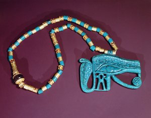 Oog van Ra pectorale, uit het graf van Toetanchamon, Nieuwe Koninkrijk