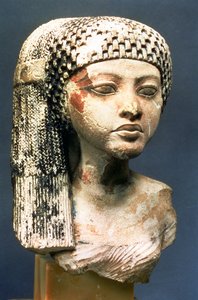 Hoofd van een prinses uit de familie van Akhenaten