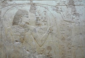 Libatiescène, graf van Ramose door Egyptian 18th Dynasty