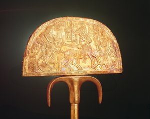 Struisvogelveren Waaier, uit het Graf van Toetanchamon