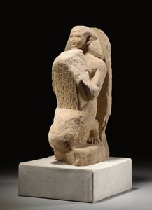 Stelofore standbeeld van Amunhotep, 1450-1430 v.Chr. door Egyptian 18th Dynasty