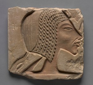 Talatat: Portret van Nefertiti, ca. 1353-1347 v.Chr.