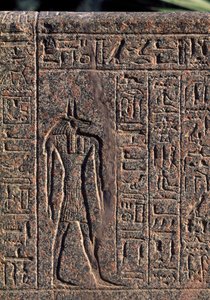 Afbeelding van Anubis, (detail) door Egyptian 19th Dynasty