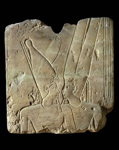 Farao Ramses II en God Amun ...
