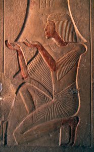 Reliëf dat een aanbiddende figuur afbeeldt, Leteya
