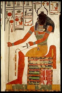 De god Khepri, uit het graf van Nefertari, Nieuwe Koninkrijk