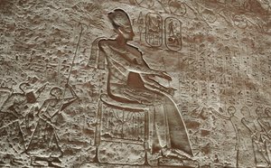 De grote tempel van Abu Simbel