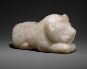 Leeuwenwelp, ca. 3100-2900 v.Chr. (kwartsiet)