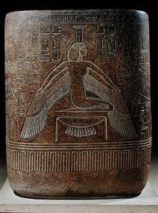 Nephthys beschermt de farao, van de sarcofaag van Ramses III (c.1854-1153 v.Chr.) uit zijn tombe in de Vallei der Koningen, Nieuwe Rijk