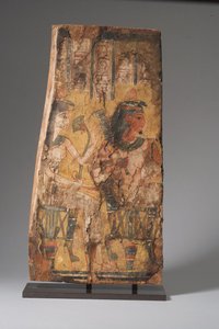 Sarcofaag paneel, Derde Tussenperiode (beschilderd hout)