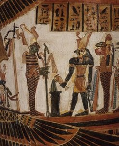 Osiris (detail) door Egyptian 22nd Dynasty