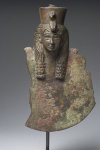 Aegis van Isis, Late Dynastieke Periode (brons) door Egyptian 26th Dynasty