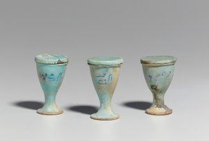 Drie bekers, 664-30 v.Chr., Late - Ptolemaeïsche Periode