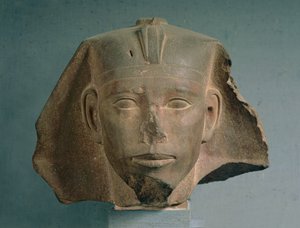 Hoofd van koning Djedefre, uit Abu Roash, Oude Rijk, ca. 2565-2558 v.Chr.