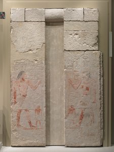 Valse deur van Nykara, 2408-2341 v.Chr. door Egyptian 5th Dynasty