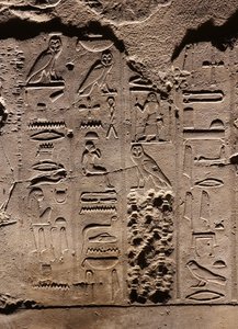 Hiërogliefen, Luxor Tempel (reliëf) door Egyptian Egyptian