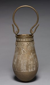 Versierde Situla, 305-30 v.Chr. door Egyptian Ptolemaic Period
