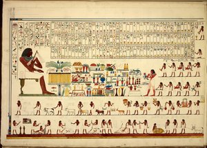 Egyptische hiërogliefen, uit 