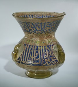 Moskee lamp in de naam van al Malik al Nasu Muhammad, ca. 1300-1340