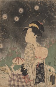 Vrouw en Kind Vangen Vuurvliegjes, ca. 1793