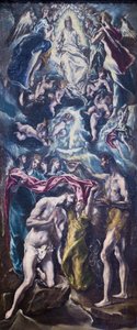 De doop van Christus door El (1541 1614) Greco